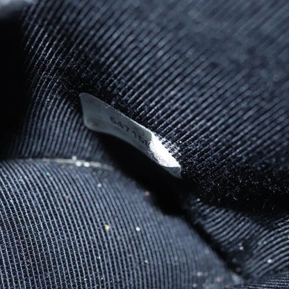 Chanel Vintage Metal Ring Tote Leather, BLACK, LEATHER, Tote bag