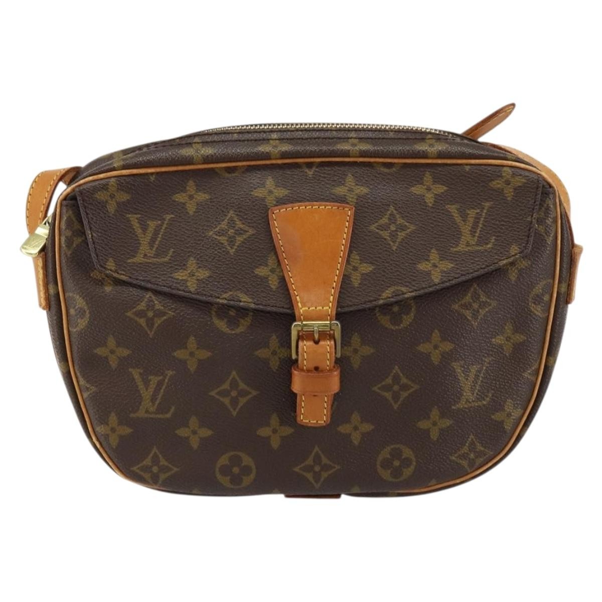 Louis Vuitton Jeune Fille Handbag Monogram Canvas, BROWN, CANVAS, Shoulder bag