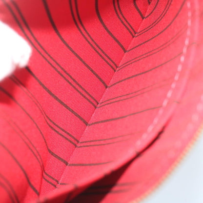 Louis Vuitton Neverfull Pochette Monogram Canvas, BROWN, CANVAS, Tote bag