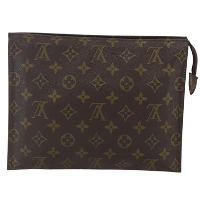 Louis Vuitton Toiletry Pouch Monogram Canvas, BROWN, CANVAS, Clutche & pouche
