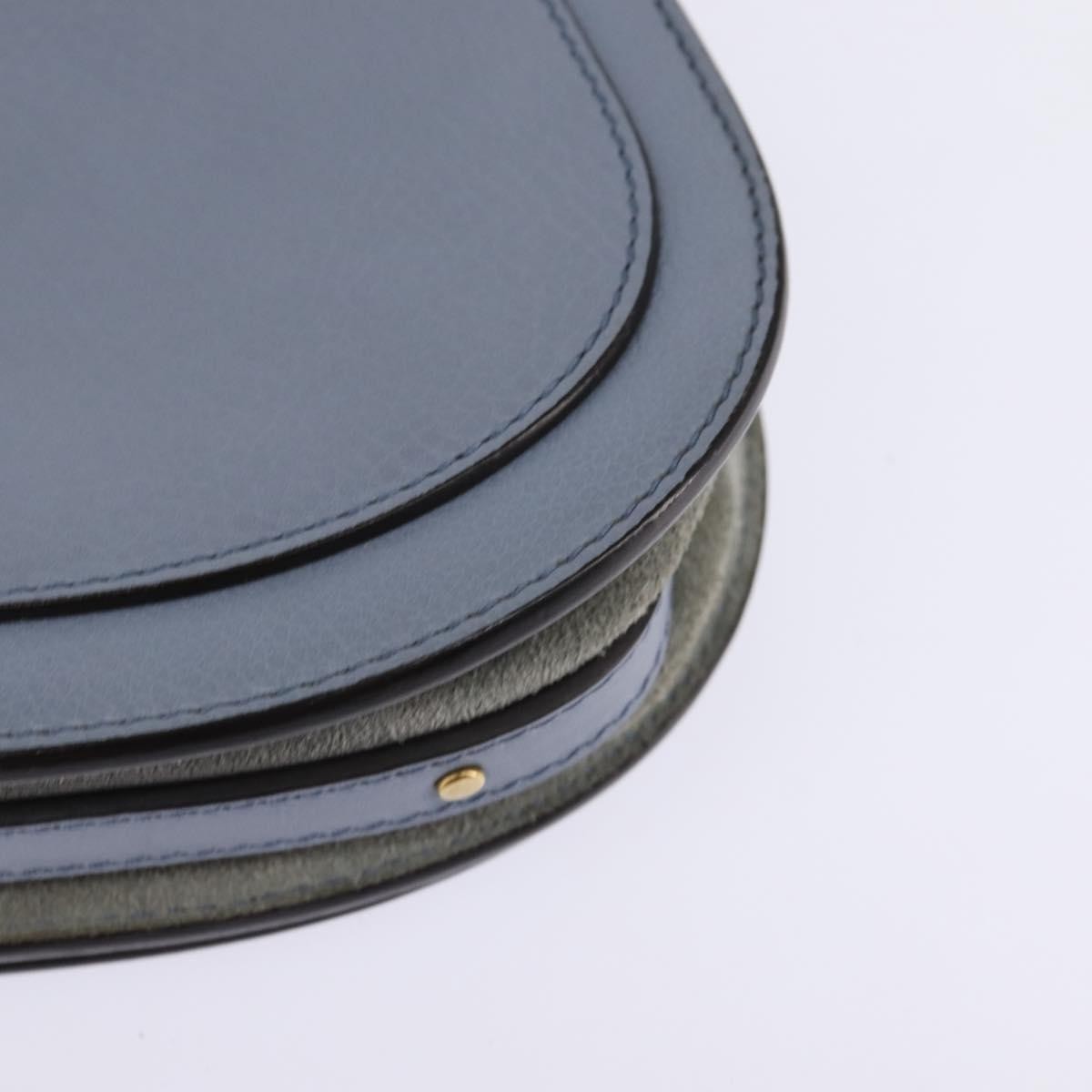 Chloe Nile Crossbody Bag Leather, BLUE, LEATHER, Crossbody bag