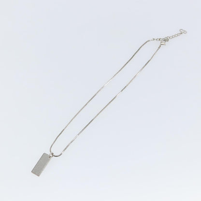 Christian Dior Trotter Pendant Necklace Metal, SILVER, METAL, Necklace