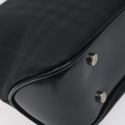 Burberry Nova Handbag Canvas, NAVY, PVC, Handbag