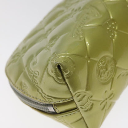 Chanel Vintage Clutch Pleated Leather, GOLD, PATENT_LEATHER, Clutche & pouche