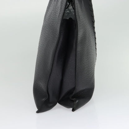 Bottega Veneta Double Compartment Convertible Tote Intrecciato Nappa, BLACK, LEATHER, Tote bag