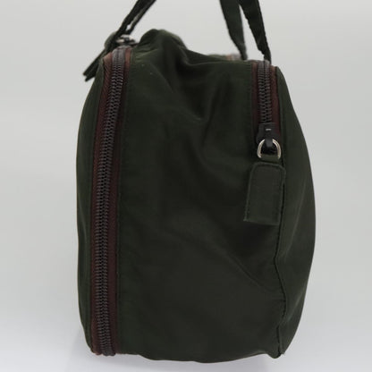 Prada Vintage Zip Handbag Tessuto, GREEN, NYLON, Handbag