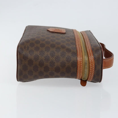 Celine Macadam Vanity Bag Canvas, BROWN, CANVAS, Handbag