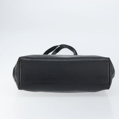 Salvatore Ferragamo Vintage Vara Bow Tote Lizard Embossed Leather, BLACK, LEATHER, Tote bag