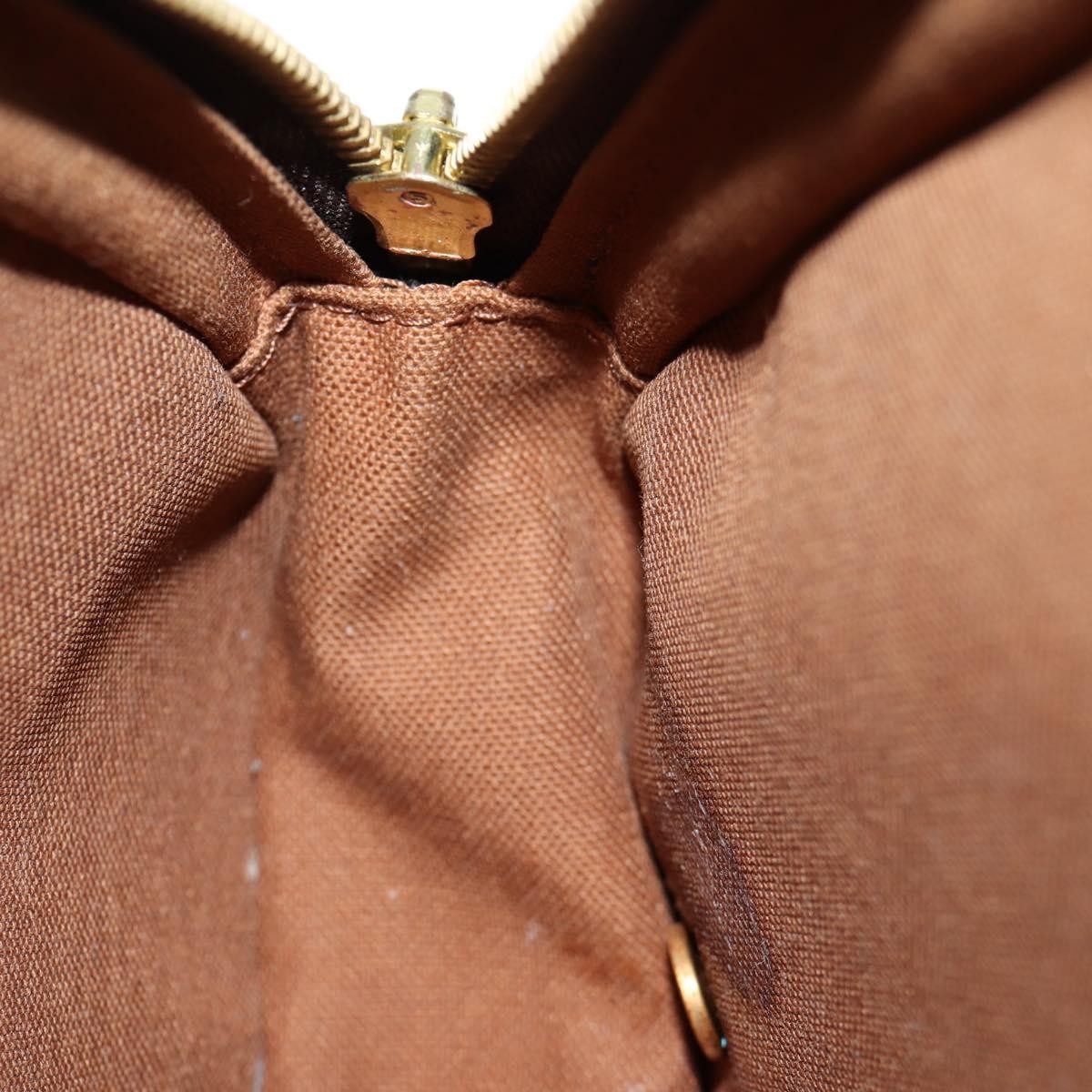 Louis Vuitton Pochette Gange Monogram Canvas, BROWN, CANVAS, Clutche & pouche