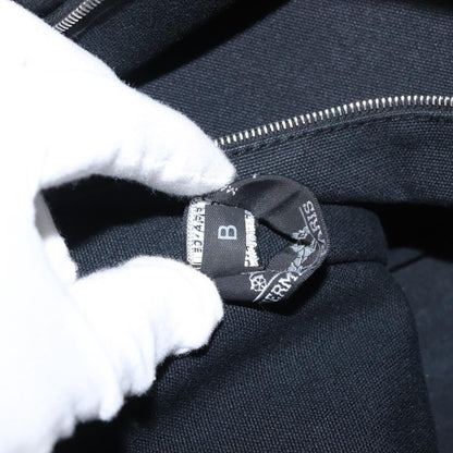 Hermes Fourre Tout Tote Canvas, BLACK, CANVAS, Tote bag