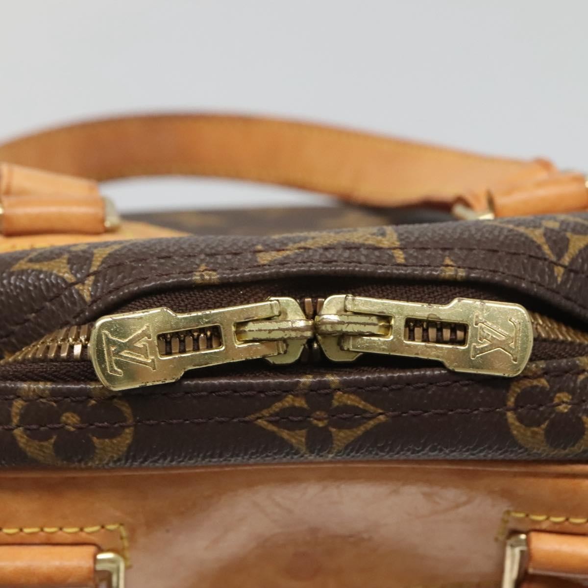 Louis Vuitton Excursion Handbag Monogram Canvas, BROWN, CANVAS, Handbag