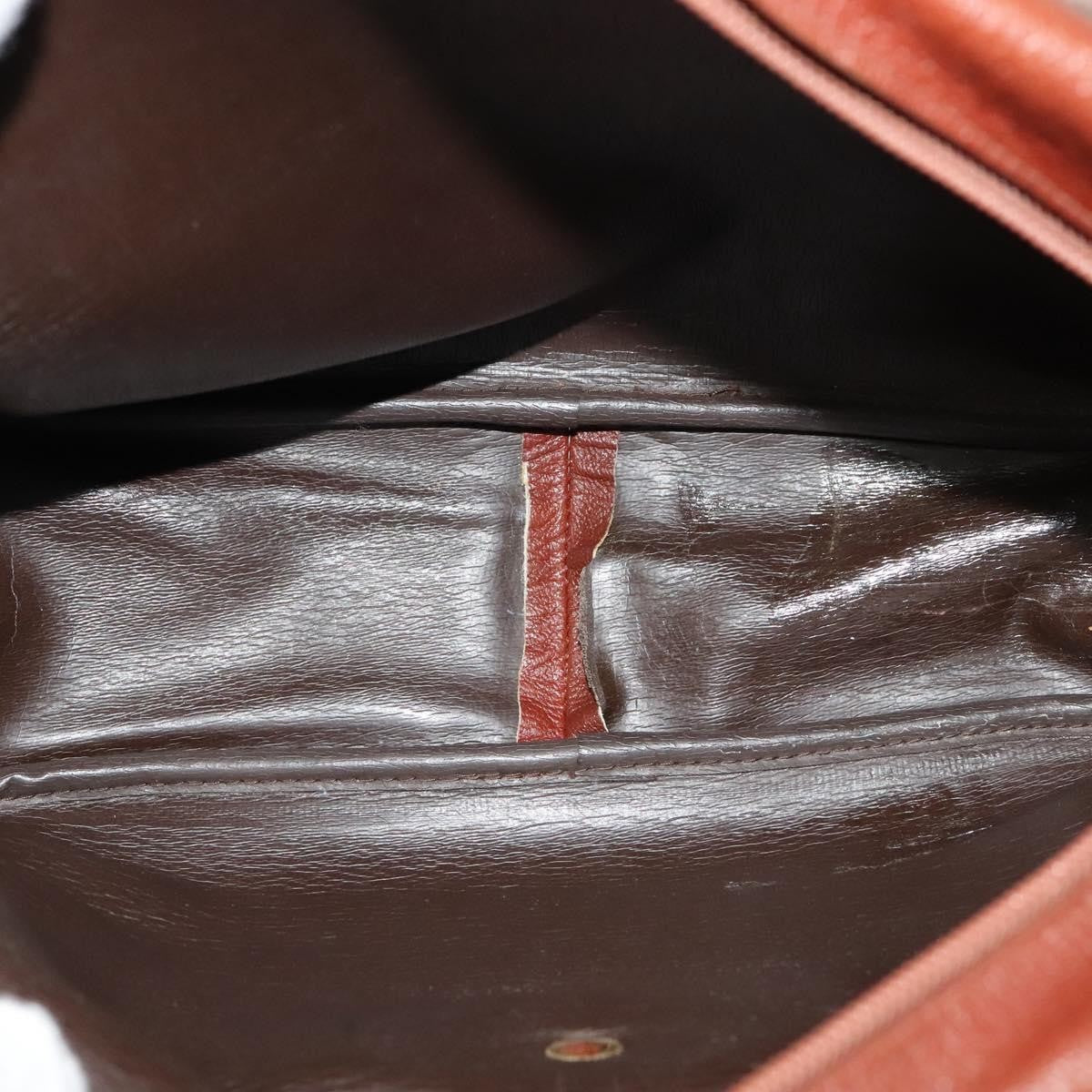 Christian Dior CD Shoulder bag Leather, BROWN, LEATHER, Shoulder bag