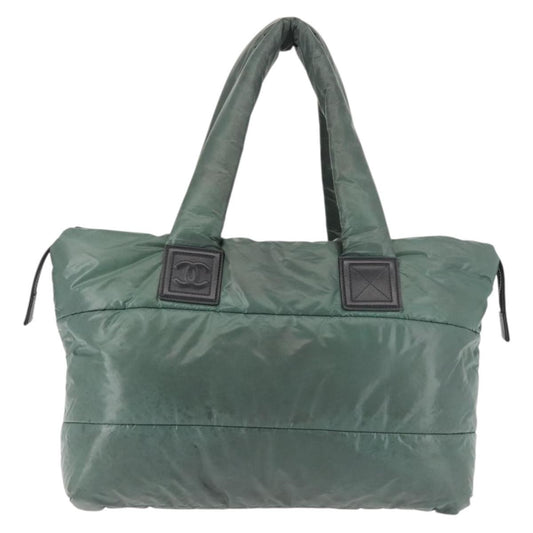 Chanel Coco Cocoon Tote Nylon, KHAKI, NYLON, Tote bag
