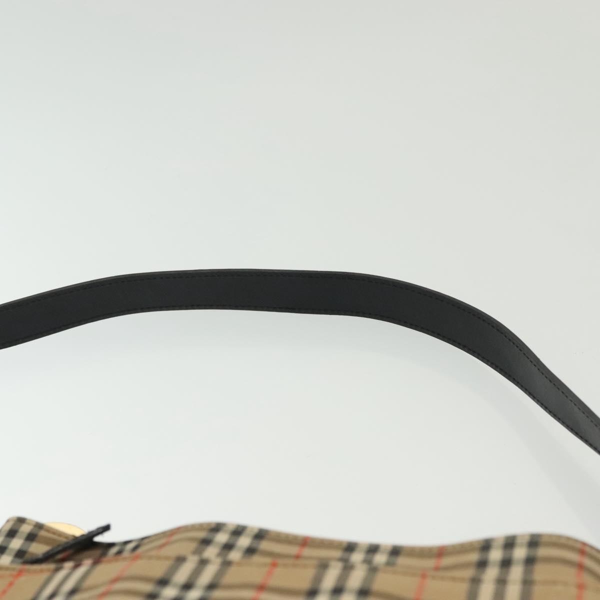 Burberry Shoulder Bag Nova Check Canvas, BEIGE, CANVAS, Shoulder bag