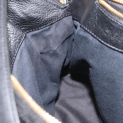 Chloe Cary Satchel Leather, BLACK, LEATHER, Shoulder bag