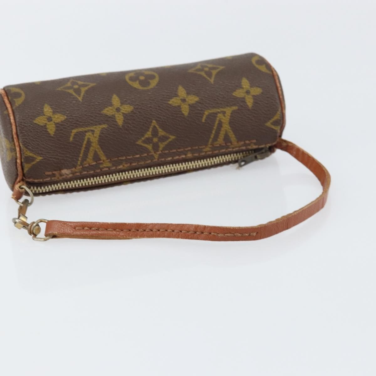 Louis Vuitton Papillon Pochette Monogram Canvas, BROWN, CANVAS, Clutche & pouche