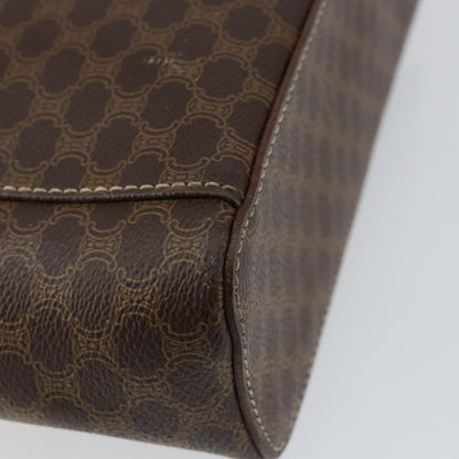 Celine Macadam Vanity Bag Canvas, BROWN, CANVAS, Travel bag