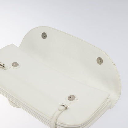 Salvatore Ferragamo Shoulder Bag Leather, WHITE, LEATHER, Shoulder bag