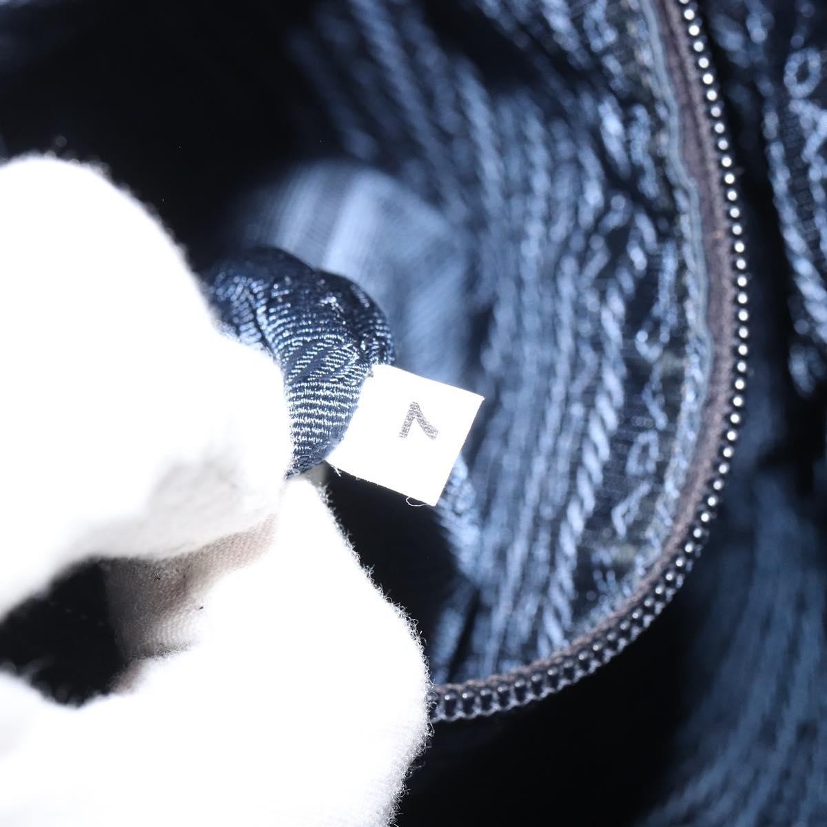 Prada Vintage Tote Tessuto with Leather, BLACK, PATENT_LEATHER, Tote bag