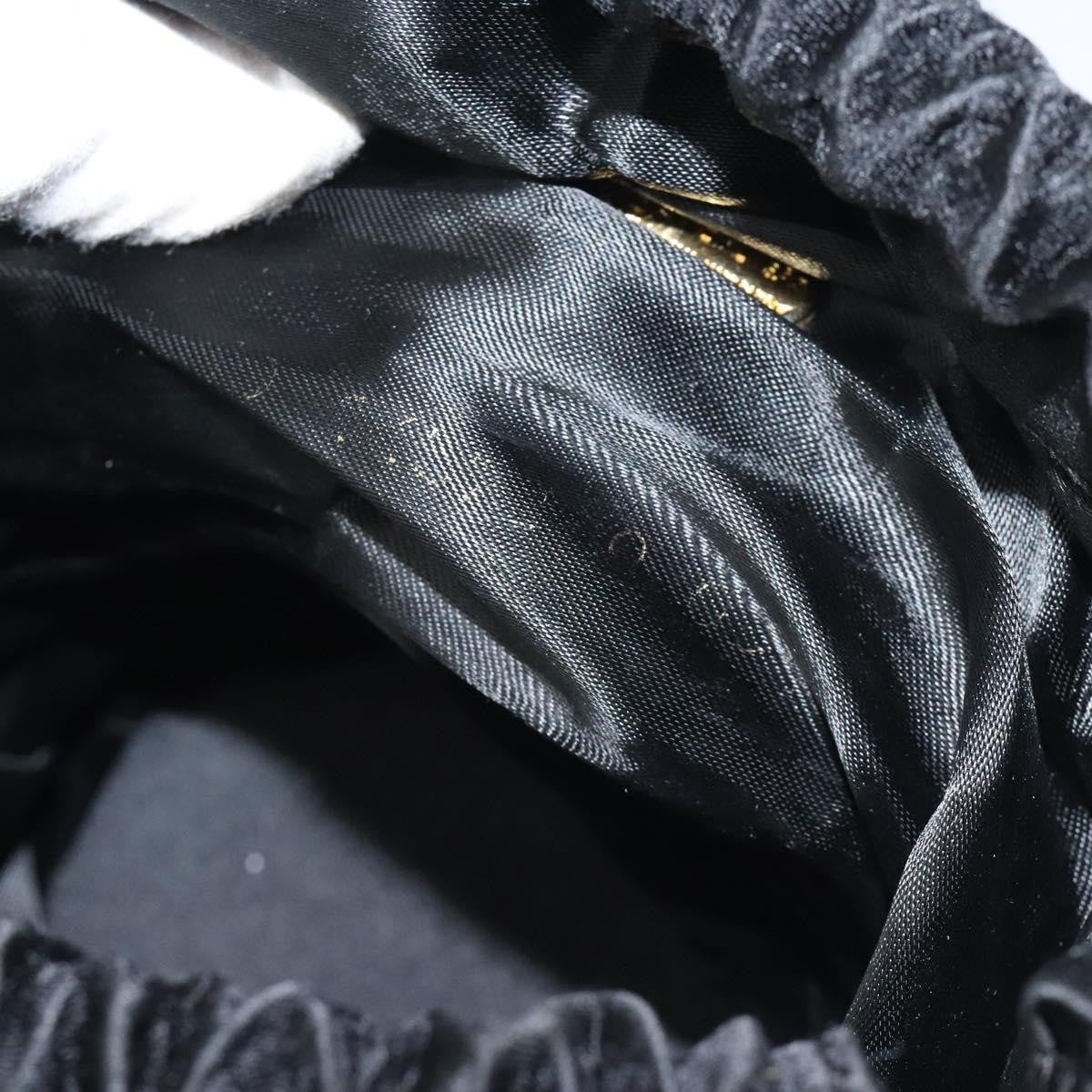 Fendi Vintage shoulderbag Satin, BLACK, SATIN, Shoulder bag