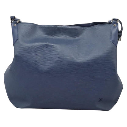 Louis Vuitton Mandara Handbag Epi Leather, BLUE, LEATHER, Shoulder bag