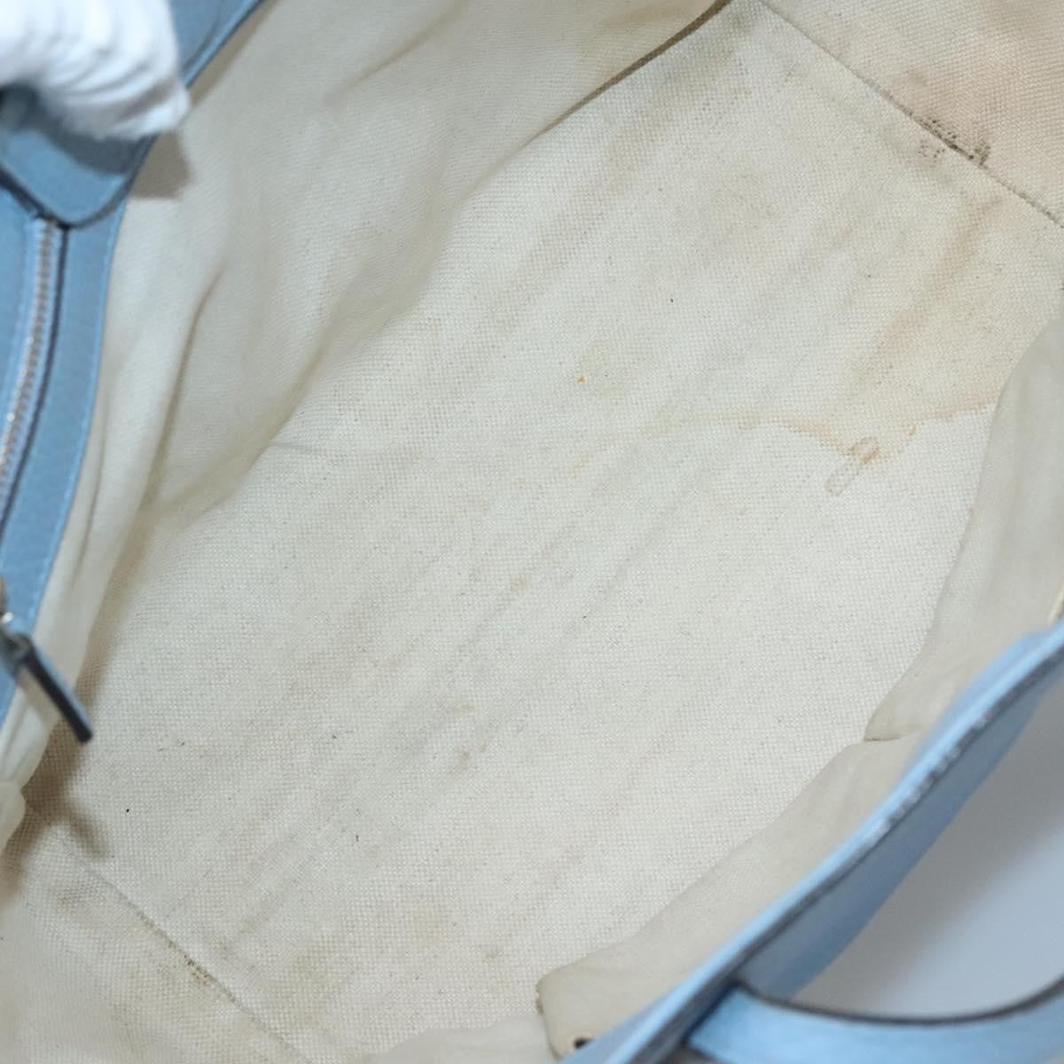 Gucci Swing Tote Leather, BLUE, LEATHER, Tote bag