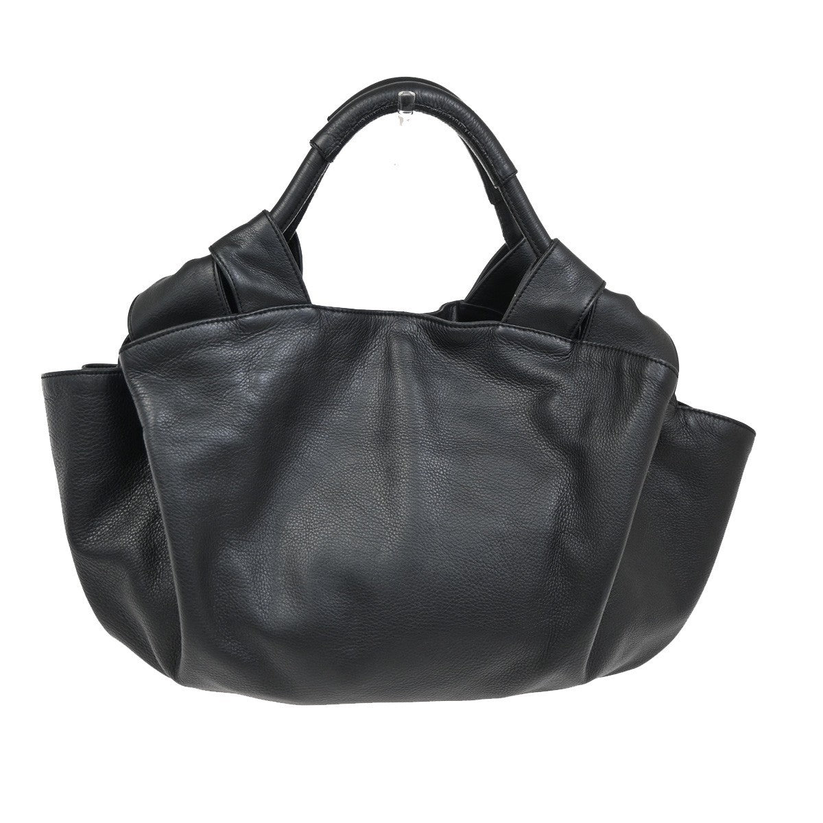 Loewe Anagram Logo Nappa Aire Hand Bag Leather, Black, Leather, Tote Bag