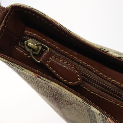 Burberry Shoulder Bag Nova Check Canvas, BEIGE, PVC, Shoulder bag