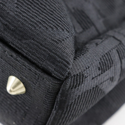 Christian Dior Vintage Lady Dior Bag Cannage Quilt Nylon, BLACK, NYLON, Tote bag