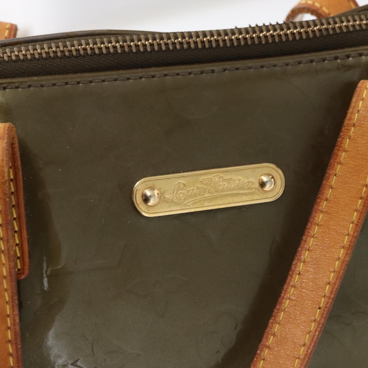 Louis Vuitton Bellevue Handbag Monogram Vernis, BROWN, PATENT_LEATHER, Tote bag