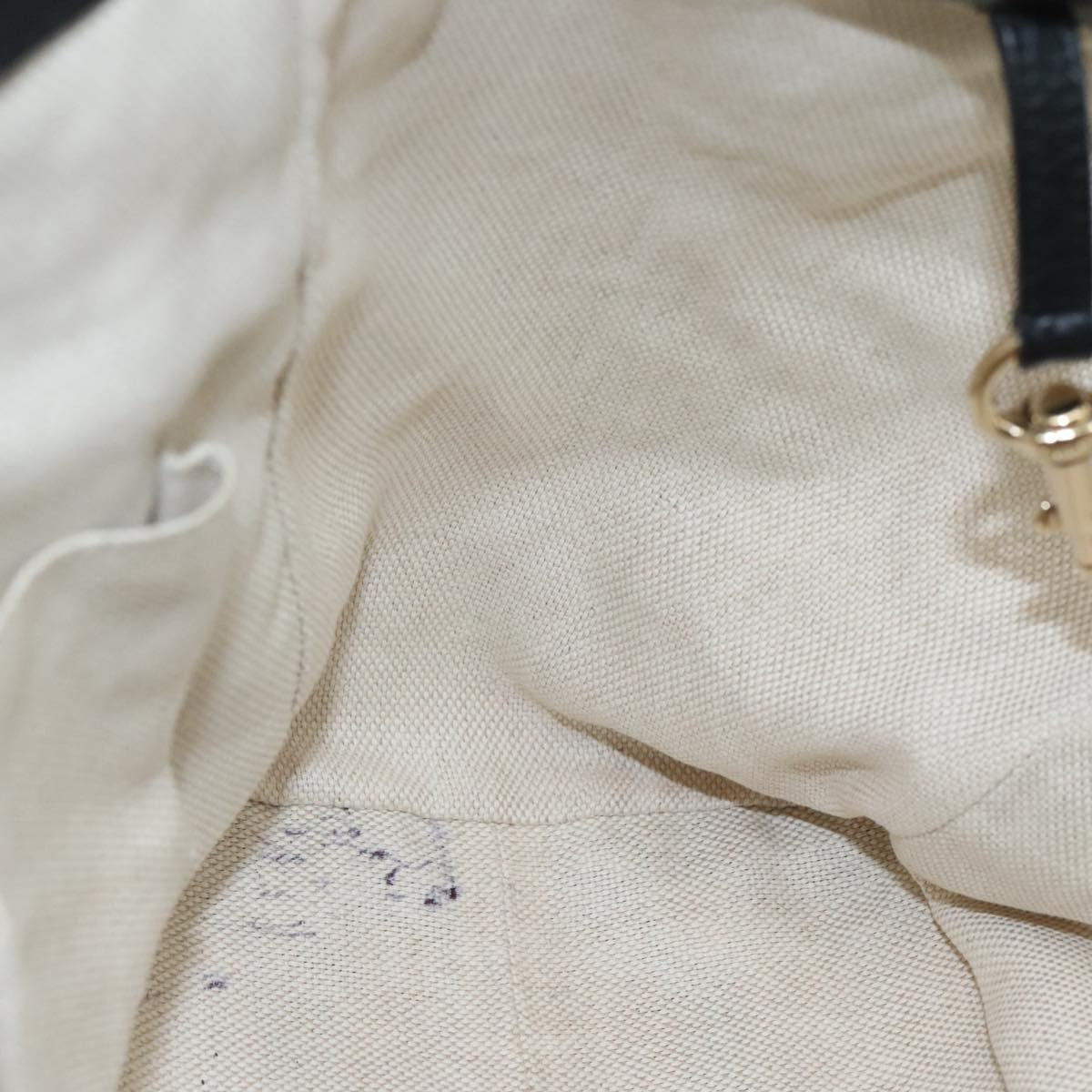 Gucci Soho Shoulder Bag Leather, BLACK, LEATHER, Handbag