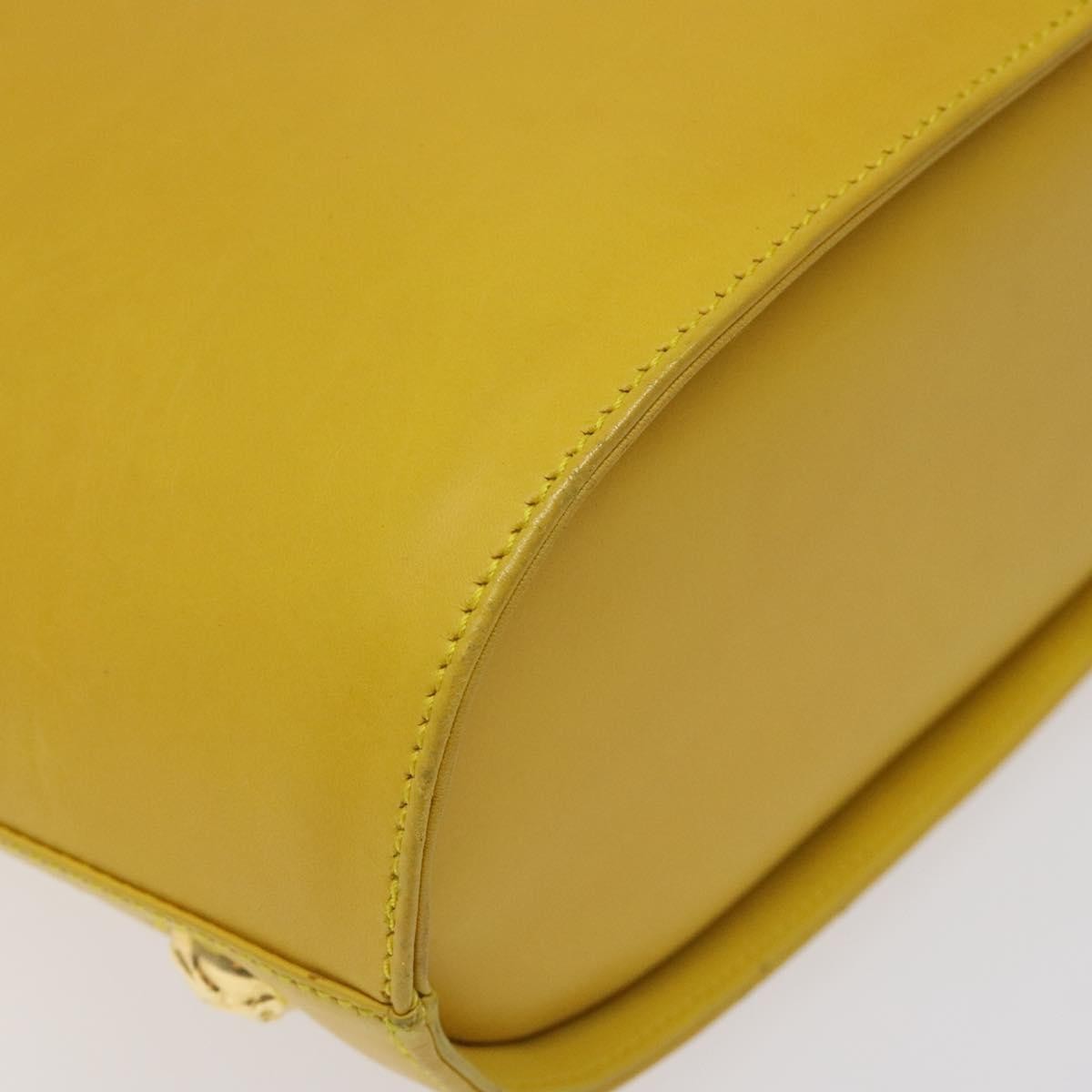 Salvatore Ferragamo Shoulder Bag Leather, YELLOW, LEATHER, Shoulder bag