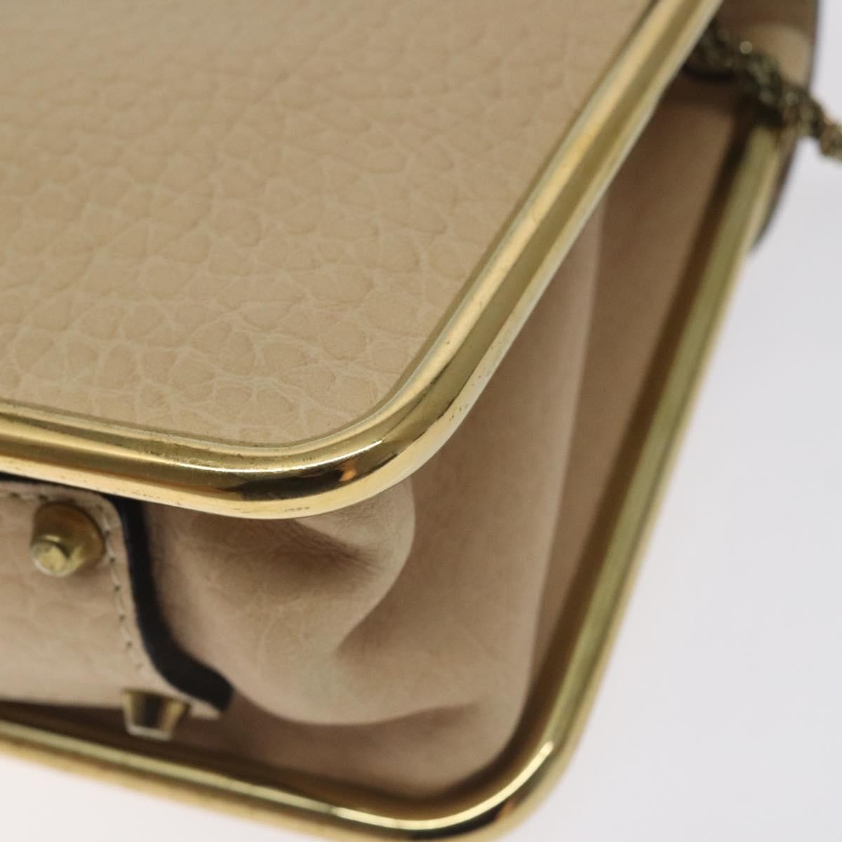 Chloe Sally Shoulder Bag Leather, BEIGE, LEATHER, Shoulder bag