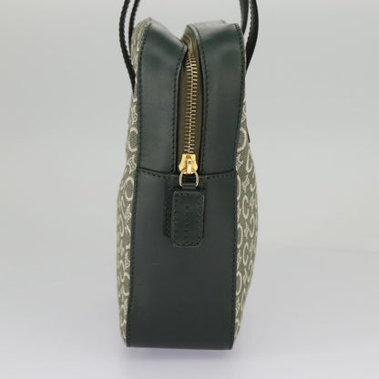 Celine C Macadam Handbag Canvas, Gray, Canvas, Handbag