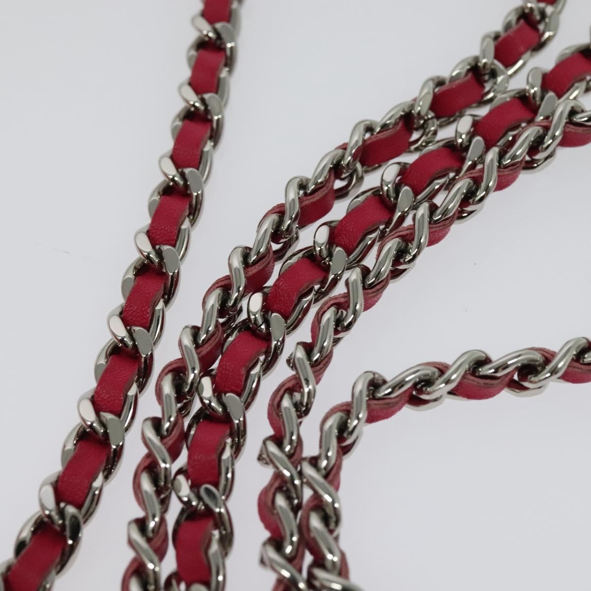 Chanel CC Logo Wallet on Chain Patent, PINK, PATENT_LEATHER, Shoulder bag