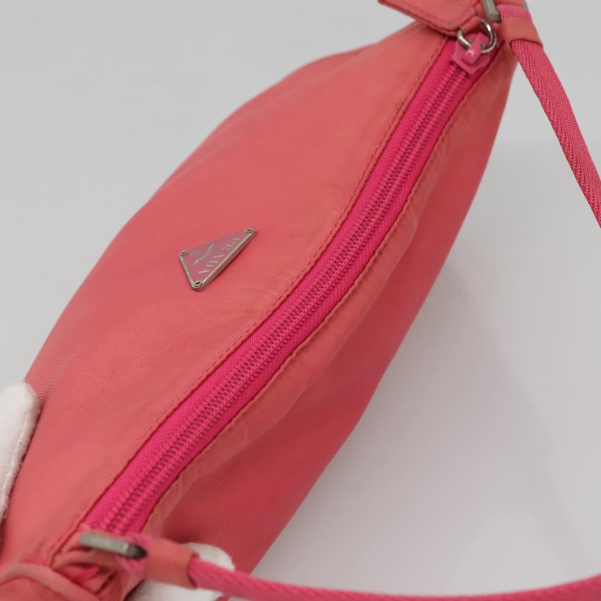 Prada Pochette Shoulder Bag Tessuto, PINK, NYLON, Clutche & pouche