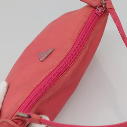 Prada Pochette Shoulder Bag Tessuto, PINK, NYLON, Clutche & pouche