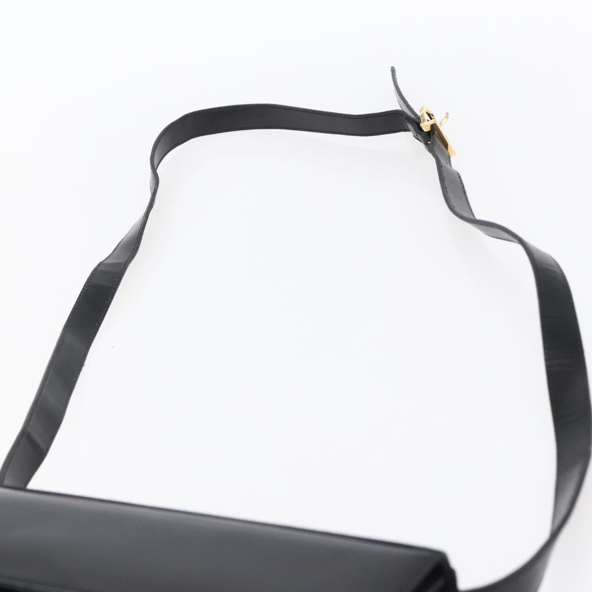 Salvatore Ferragamo Vala Shoulder Bag Leather, BLACK, LEATHER, Shoulder bag