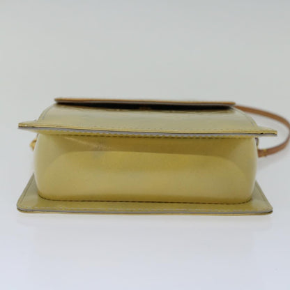 Louis Vuitton Mott Handbag Monogram Vernis, GRAY, PATENT_LEATHER, Handbag