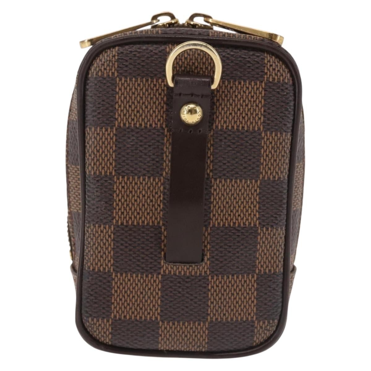Louis Vuitton Etui Okapi Camera Case Damier, BROWN, CANVAS, Travel bag