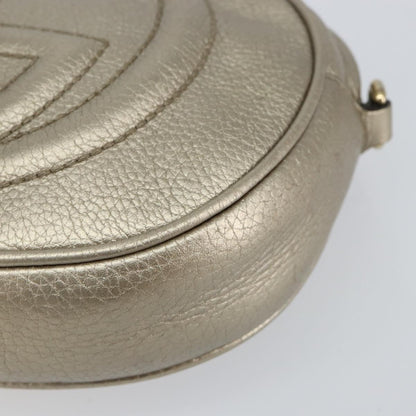 Gucci Soho Chain Bag Leather, GOLD, LEATHER, Shoulder bag
