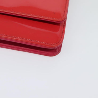 Chanel CC Logo Wallet on Chain Patent, PINK, PATENT_LEATHER, Shoulder bag