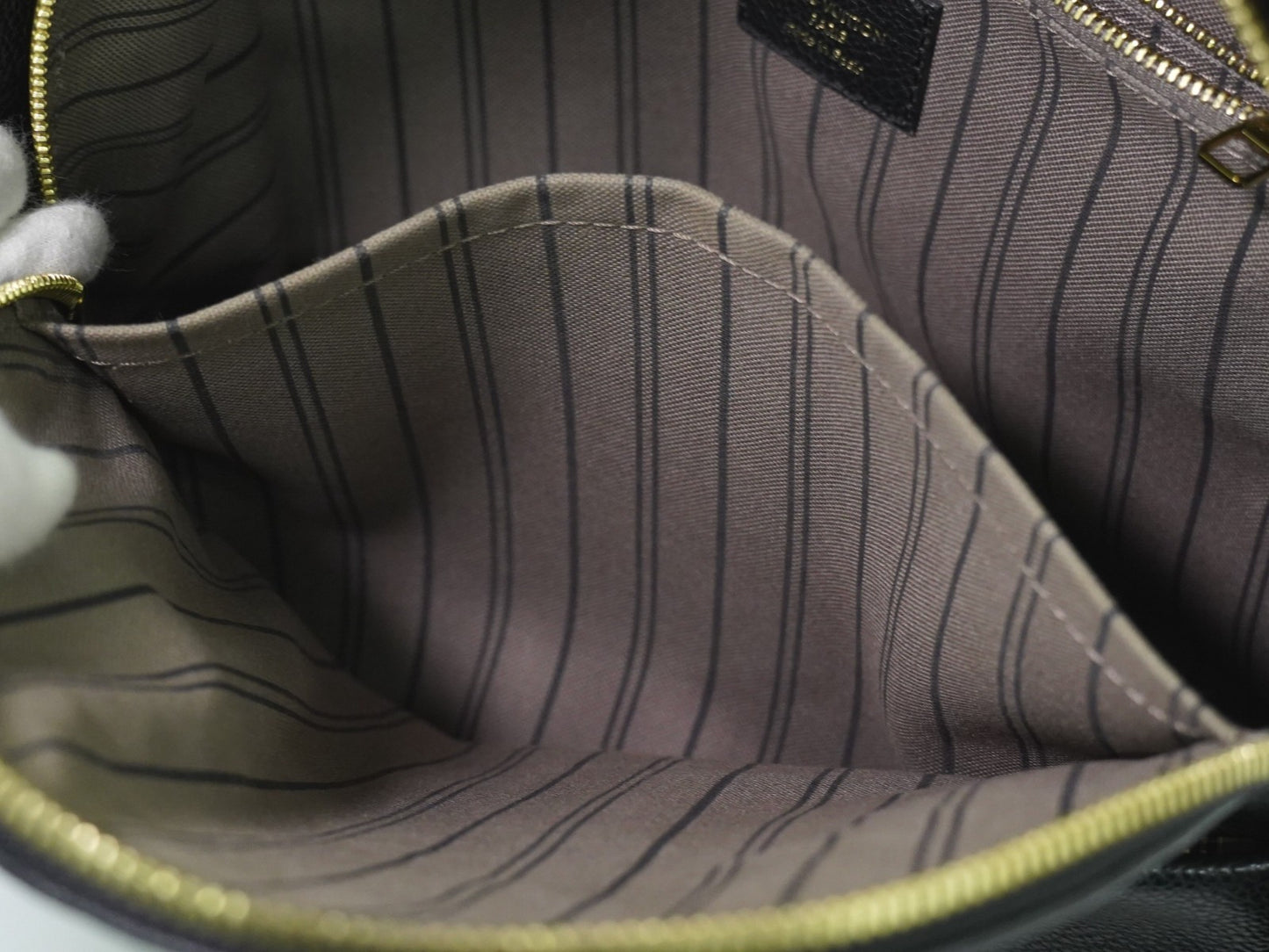 Louis Vuitton Sorbonne Backpack Monogram Empreinte Leather, BLACK, LEATHER, Backpack