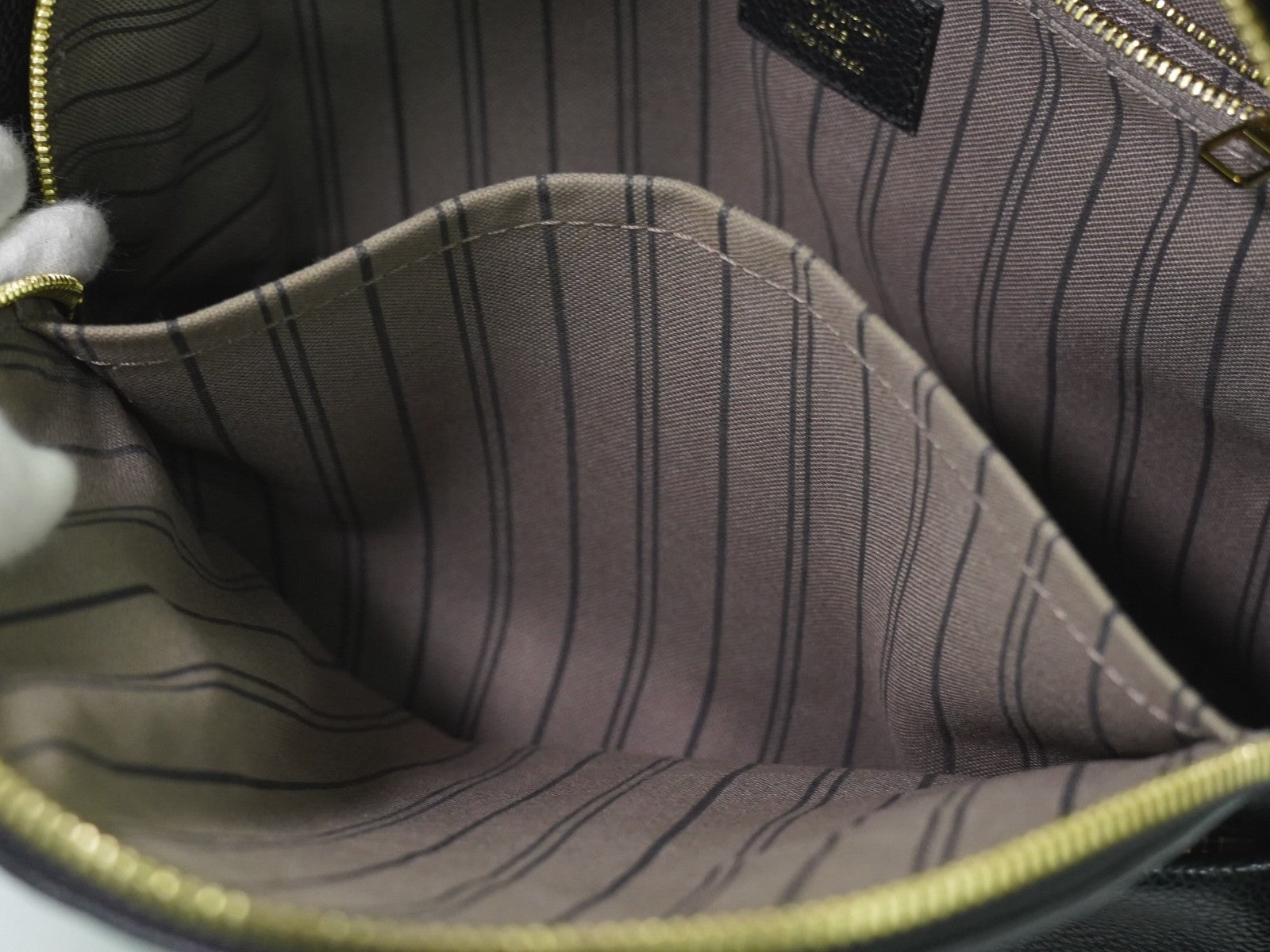 Louis Vuitton Sorbonne Backpack Monogram Empreinte Leather, BLACK, LEATHER, Backpack