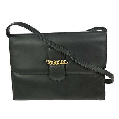 Gucci Vintage Shoulder Bag Leather, BLACK, LEATHER, Shoulder bag