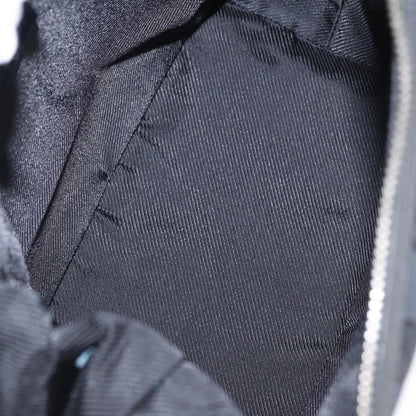 Gucci Vintage Shoulder Bag GG Canvas and Leather, BLACK, CANVAS, Shoulder bag