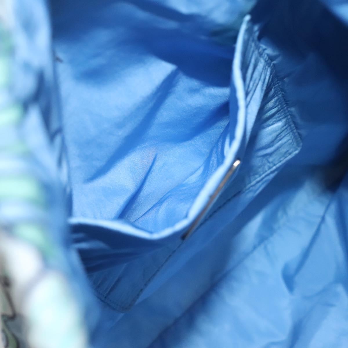 Prada Travel Pouch Tessuto, BLUE, COTTON, Clutche & pouche