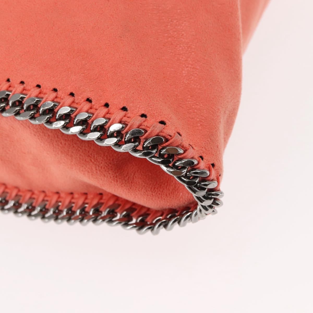 Stella McCartney Falabella Fold Over Crossbody Bag Suede, ORANGE, SUEDE, Crossbody bag