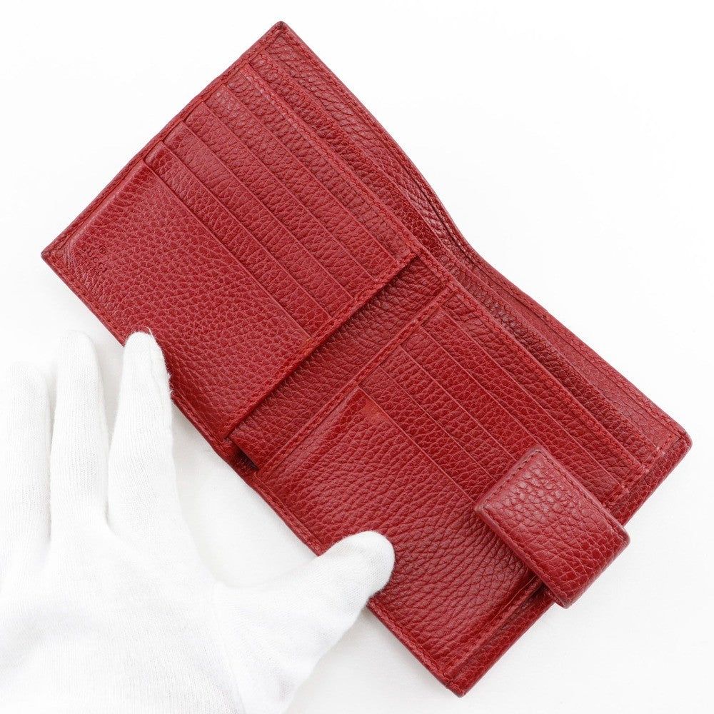 Gucci GG Marmont Bifold Wallet Leather, RED, LEATHER, Wallets