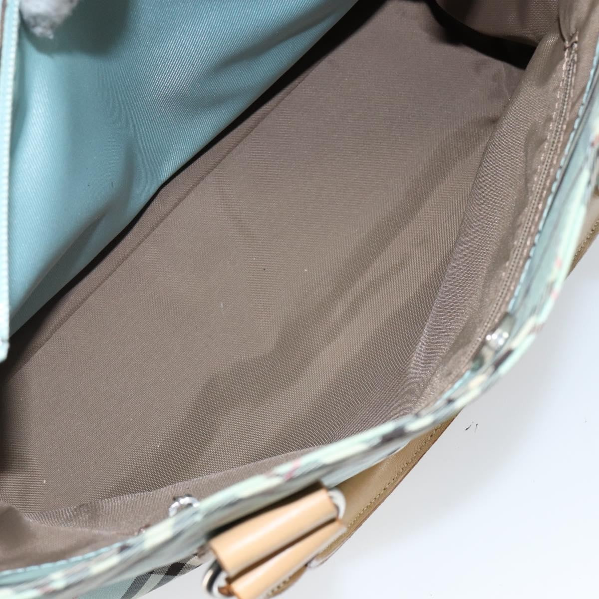 Burberry Nova Check Tote Nylon, BLUE, NYLON, Tote bag